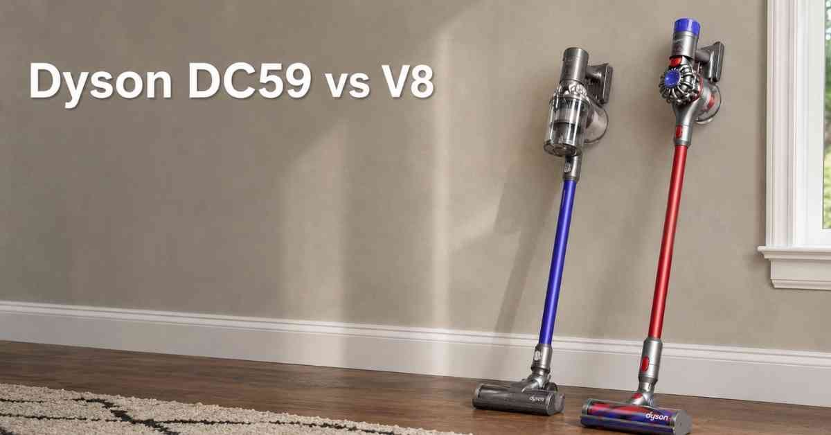 Dyson DC59 vs V8 An Honest Cordless Stick Vacuum Review