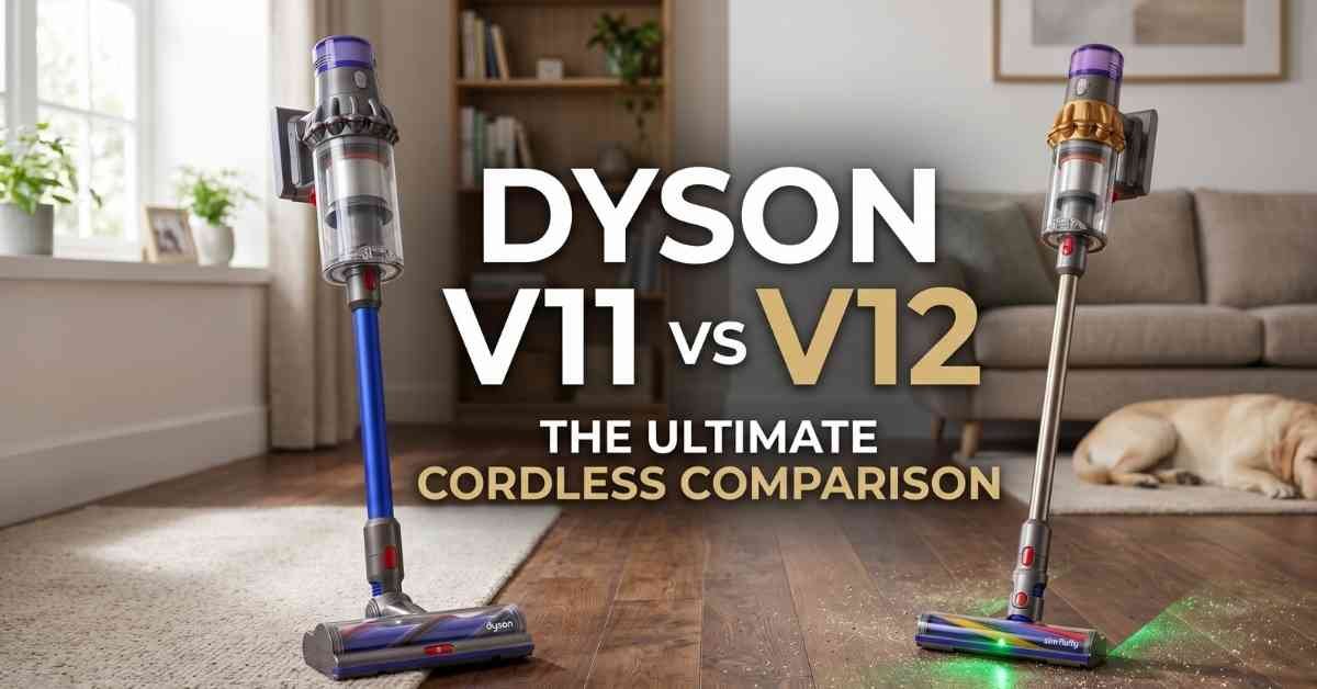 Dyson V11 vs V12 An Honest Cordless Stick Vacuum Review
