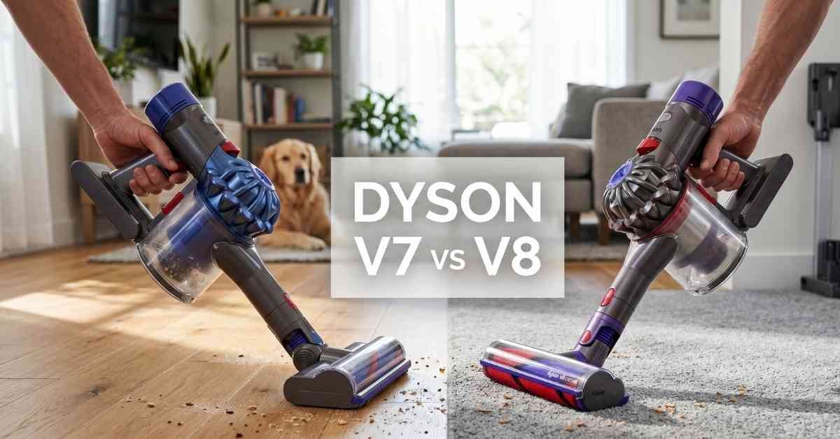 Dyson V7 vs V8 Honest Cordless Vacuum Comparison